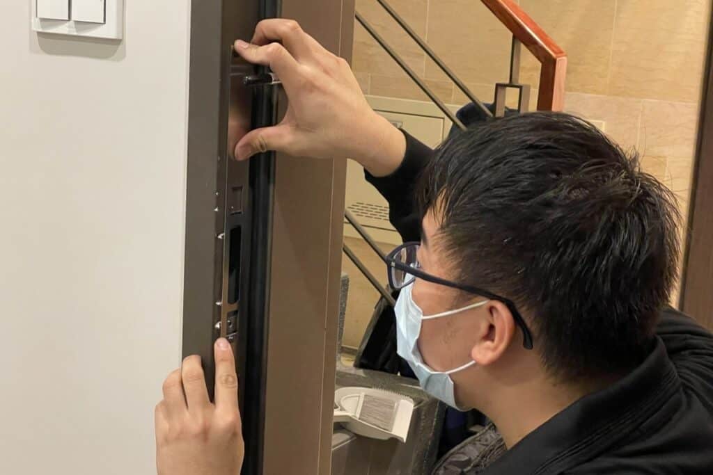 電子鎖安裝